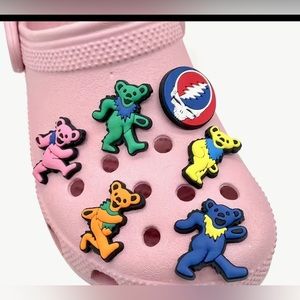 New! Adorable Grateful Dead Themed Crocs Charms!